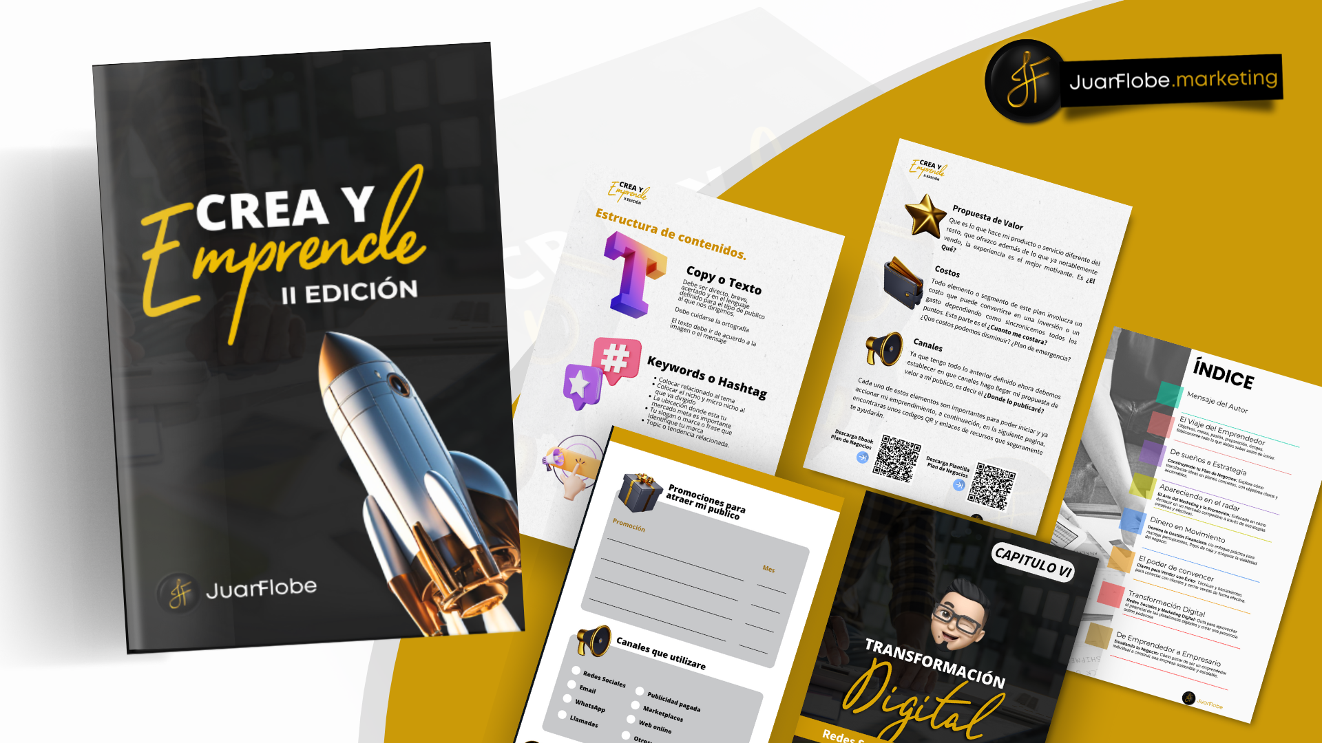 Crea y Emprende es la guía práctica que necesitas para transformar tu creatividad en un emprendimiento sólido y sostenible. A través de estrategias probadas, herramientas digitales y consejos basa